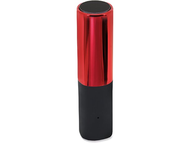 Power bank forma lipstick rojo