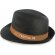 Sombrero Chicago personalizado negro