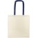 Bolsa De Algodón con  Asa de Color Azul