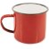 Mug esmaltada Retro rojo