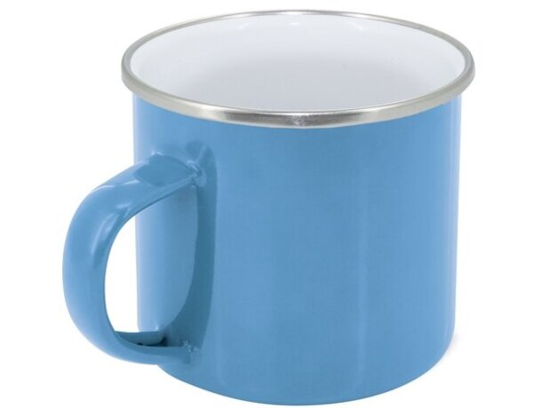 Mug Charles metal 380ml con opción de sublimación Azul detalle 1