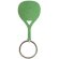 Llavero barato raqueta padel aluminio personalizado verde