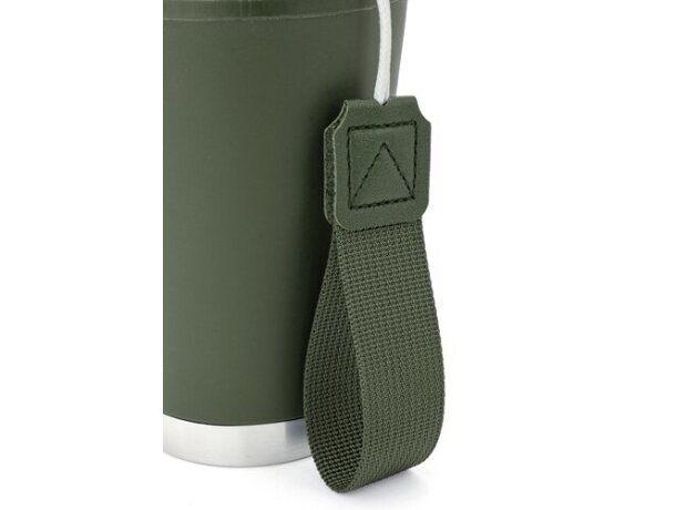 Vaso térmico hermético Tulcán 380ml con cinta de transporte Verde detalle 30