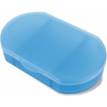 Pastillero Zetril de bolsillo con logo en varios tonos