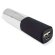 Power bank forma lipstick plata