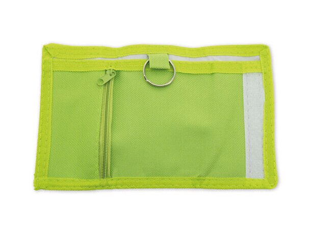 Monedero con llavero especial para moteros verde