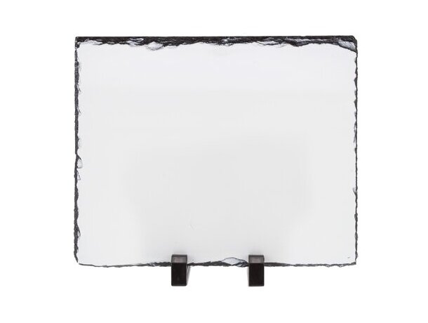 Portafotos Surin de pizarra natural con soporte incluido detalle 4