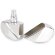 Perfumador de aluminio corazón plata