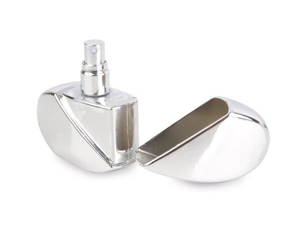 Perfumador de aluminio corazón plata