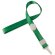 Lanyard con cierre ajustable verde