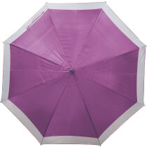 Paraguas automático con mango y detalles del mismo color barato