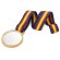 Medalla Viktor de cristal con lanyard y estuche individual España detalle 14