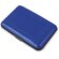 tarjetero interior de acordeon de aluminio lacado personalizado azul