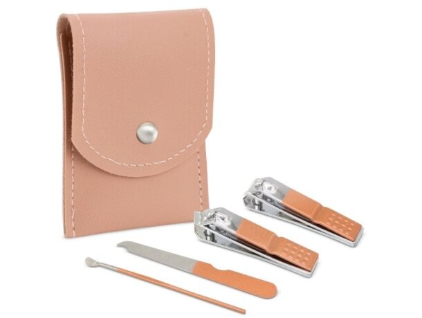 Set de manicura Primor con estuche PU y herramientas de acero detalle 2