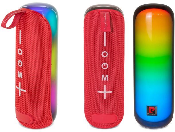 Altavoz bluetooth Pierre Cardin Fest con luces led multicolor detalle 8
