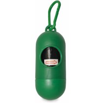 Porta bolsa tipo cápsula para mascotas