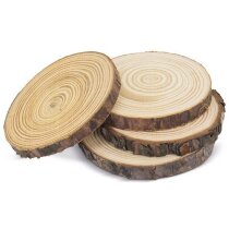 Posavasos madera natural vetas auténticas Janaki