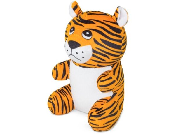 Set 4 peluches Happy Zoo en felpa suave de 17 cm para niños detalle 5