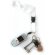 Lanyard personalizado Doble de poliéster blanco