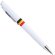 Boligrafo metal/plastico bandera alemania Aysen blanco