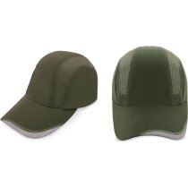 Gorra trucker poliéster deportista con rejilla reflectante