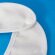 Babero Comilón de poliéster blanco con área de personalización Blanco detalle 3