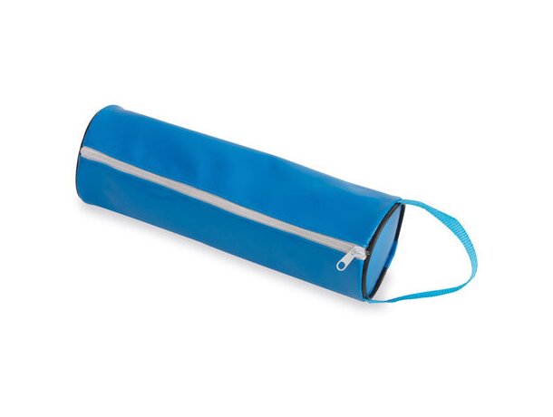 Estuche para lápices con asa azul medio