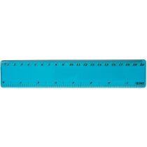 Regla de 20 cm flexible azul
