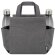 Bolsa nevera Yaky con interior aislante y bolsillos laterales Gris detalle 8