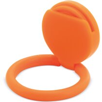 Sujeción móvil con logo giratorio multicolor