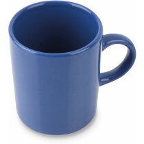 Taza de café de cerámica con 100 ml azul