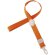 Lanyard barato con cierre ajustable naranja