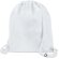 Mochila saco con cintas ajustables Blanco
