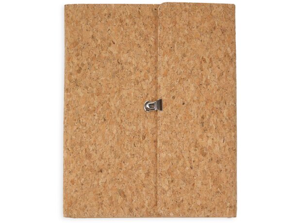 Carpeta con bloc corcho natural Jacmel merchandising