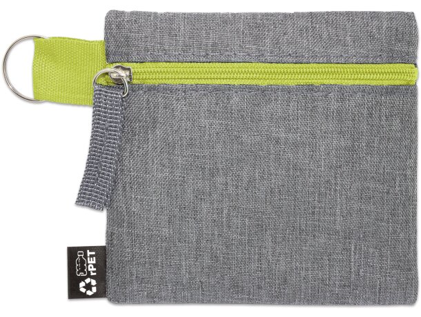 Monedero RPET Aresy sostenible con grabación personalizada Azul royal detalle 4