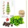 Arbolito navideño RPET y madera reciclada Pukky 18cm Verde detalle 7