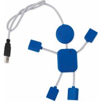 Dispositivo usb con forma de muñeco personalizado azul Dispositivo usb con forma de muñeco personalizado azul