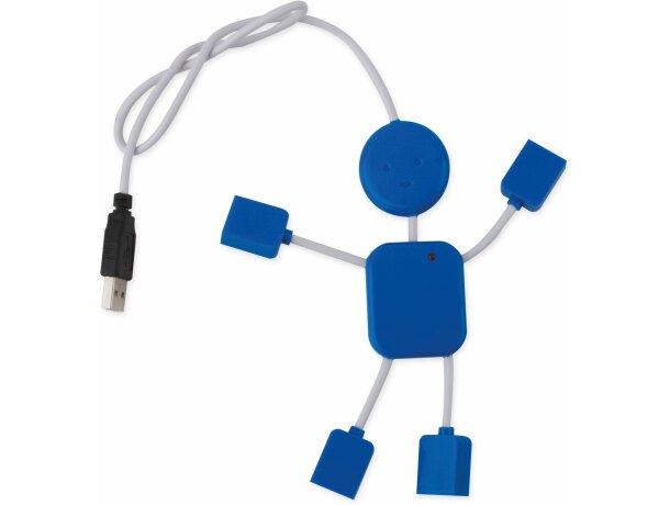 Dispositivo usb con forma de muñeco barato azul Dispositivo usb con forma de muñeco barato azul