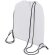 Bolsa mochila non woven Tanger blanco