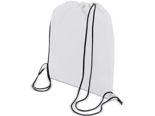 Bolsa mochila non woven Tanger blanco