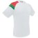 Camiseta técnica  bandera portugal Nations Club Náutico blanco