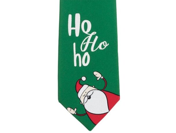 Corbata navideña seda y poliéster con estuche regalo detalle 2