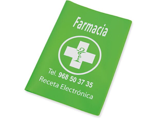 Funda para las recetas electrónicas verde
