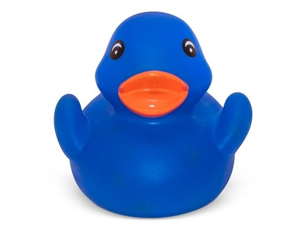 Patito de goma Petri en PVC para baño y diversión infantil Azul detalle 4
