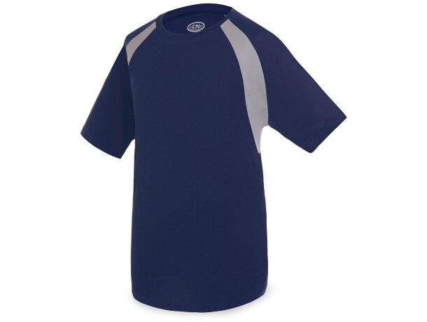 Camiseta técnica combinada Club Náutico Arkana azul marino