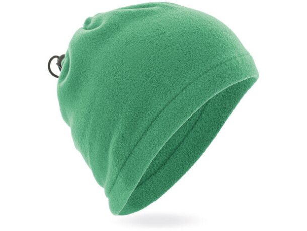 Braga polar con función de gorro verde