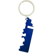 Llavero de aluminio con forma de camión personalizado azul Llavero de aluminio con forma de camión personalizado azul