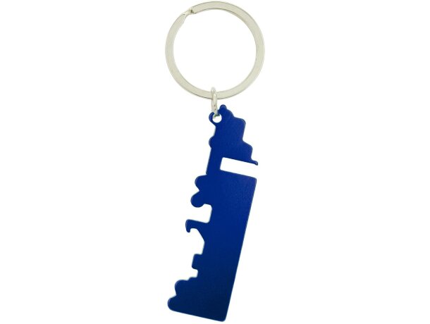 Llavero de aluminio con forma de camión personalizado azul Llavero de aluminio con forma de camión personalizado azul