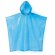 Poncho plegable Bross con bolsa rPET para campañas corporativas Azul detalle 12