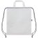 Bolsa mochila RPET Carot con cuerdas ajustables Blanco